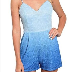 Blue gradiant romper🌊